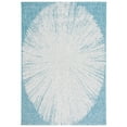 thumbnail image 4 of SAFAVIEH Courtyard Jaymz Radiant Indoor/Outdoor Area Rug, Beige/Aqua, 5'3" x 7'7", 4 of 10