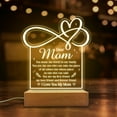 thumbnail image 2 of Acrylic Night Light Gift for Mom - Mother Night Light - You Mean The World to Our Family Night Lights Lamp Gift for Moms from Daughter Son on Birthday Christmas Valentines, 2 of 6