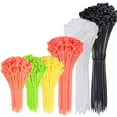 thumbnail image 5 of 200 Pcs Assorted Neon Color Cable Zip Tie Nylon Wire Electrical Network Cord New, 5 of 6