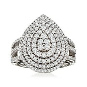 MARVEL JEWEL 2.2 Carat Diamond Ring 14K White Gold Over Women Gift