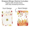 thumbnail image 3 of Big Dot of Happiness Fall Foliage Bride - Find the Guest - Autumn Leaves Bridal Shower and Wedding Party Bingo Game - Set of 18, 3 of 5