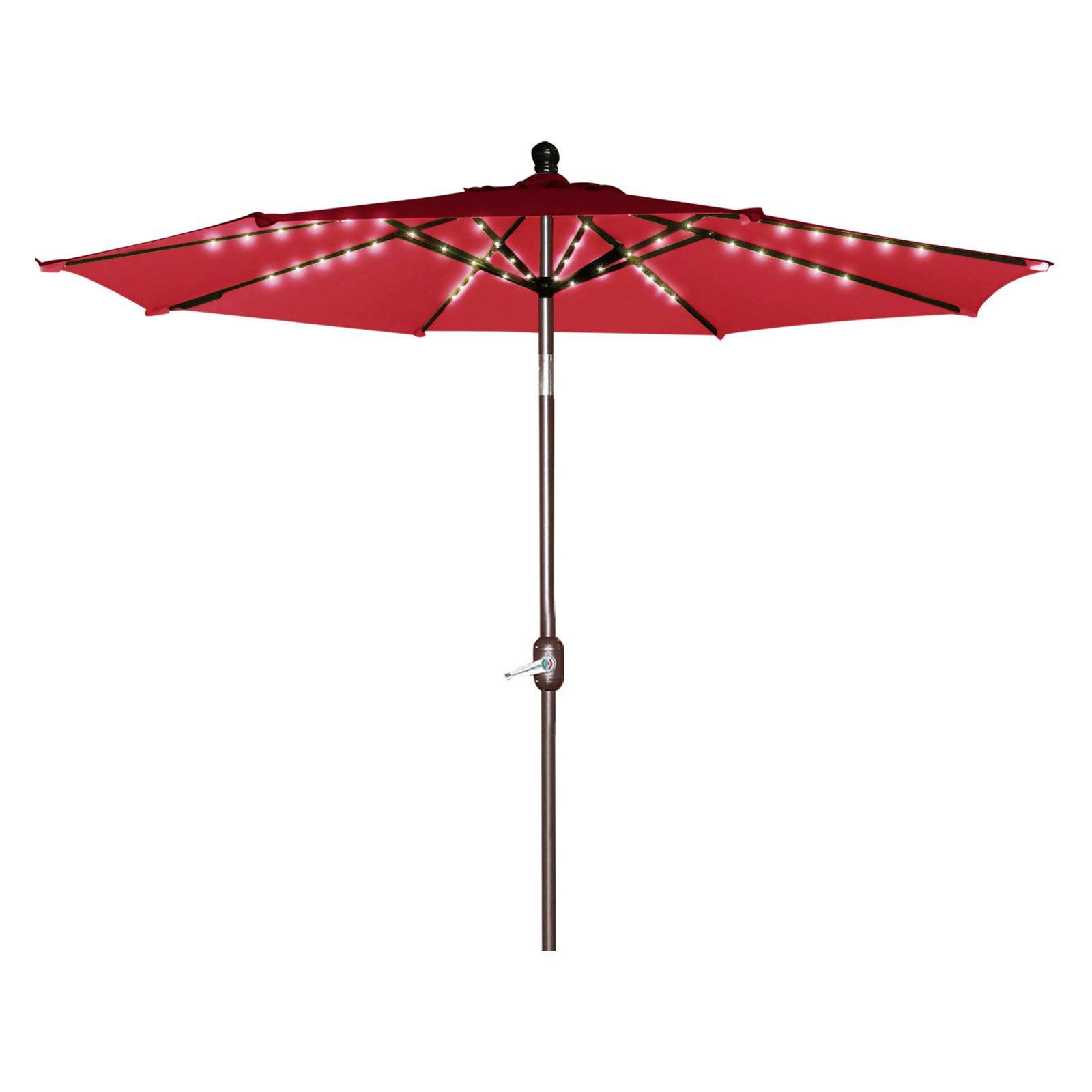 Sunrise Umbrella 10 ft. Battery LED Lighted Patio Garden Balcony Patio Umbrella