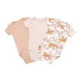 thumbnail image 1 of Pañalero Child of Mine Carter´s Unisex 6-9 M Manga Corta Diseño Liso y Animales de Sabana Multicolor 3 Piezas, 1 of 4