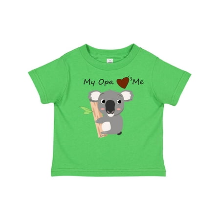 

Inktastic Koala ( opa loves me) Gift Toddler Boy or Toddler Girl T-Shirt