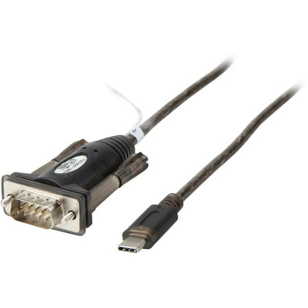 UPC: 0037332197573 | Tripp Lite USB-C to DB9 Serial Adapter Cable 5 USB 2.0 Type C to RS-232 (M/M) 5 ft. (U209-005-C)