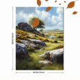 thumbnail image 3 of Landscape Oil Canvas Print, Wall Decor for Living Room Bedroom Dining Room Office Hotel Cafe Farmhouse, 3 of 8