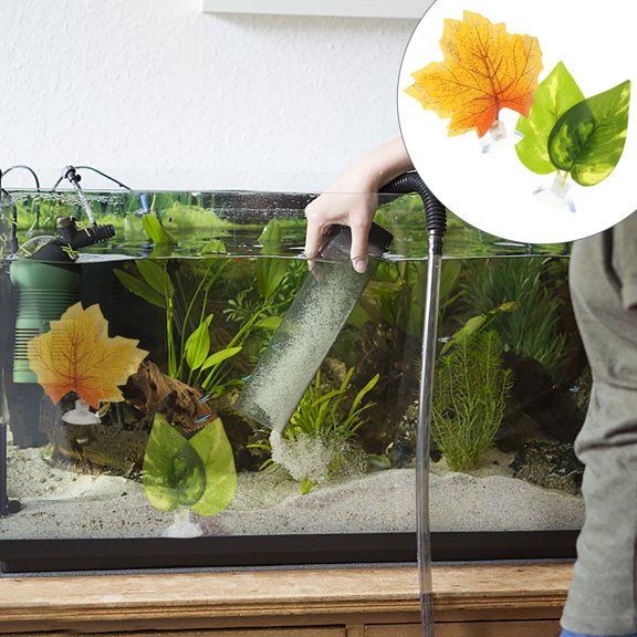 TEHAUX Betta Hammock Bed Leaf 2Pack For Fish Tank Decor