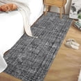 thumbnail image 3 of Modern Solid Area Rug 2x6 Washable Hallway Runner Rugs Non Slip Neutral Rug for Living Room Floor Carpet for Bedroom Kitchen Bathroom Nursery Carpet for Bedside Laundry Room, 3 of 9