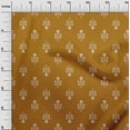 thumbnail image 3 of oneOone Polyester Spandex Brown Fabric Asian Block Craft Projects Decor Fabric Printed By The Yard 56 Inch Wide, 3 of 4