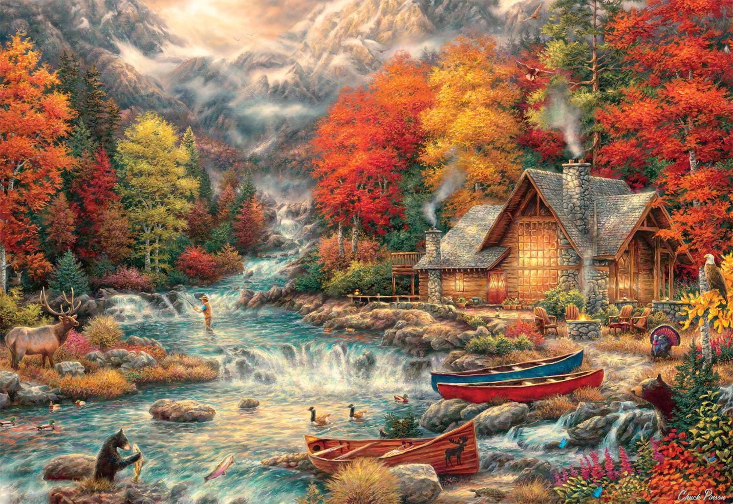 Buffalo Games - Chuck Pinson - Treasures of the Great Outdoors - 2000 Piece Jigsaw Puzzle