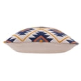 thumbnail image 6 of LR Home Sedona Cotton Poly Filled Pillow in Blue/Orange, 20" x 20", 6 of 9