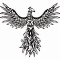 thumbnail image 1 of Cuadro Decorativo de Metal con Diseño fenix Mediano, 1 of 4