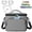 10.5L/GRAY, variant on Adult Lunch Box Insulated Tote Bag for Women Men Large Capacity 10.5L Black
