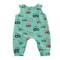 thumbnail image 1 of Infant Baby Cartoon Patterns Jumpsuit  Cute Style Sleeveless  Neck Printing Romper, 1 of 5