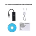 thumbnail image 4 of External Usb 56k V.92 V.90 Dial Up Fax Modem For Win Xp/vista7/8/10 Black, 4 of 4