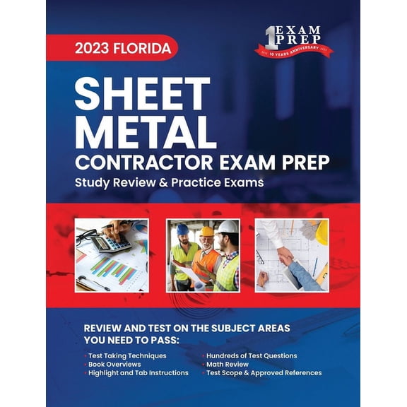 2023 Florida Sheet Metal Contractor Exam Prep: 2023 Study Review & Practice Exams (Paperback)