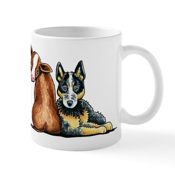 CafePress - ACD And Cow Mugs - 11 oz Ceramic Mug - Novelty Coffee Tea Cup