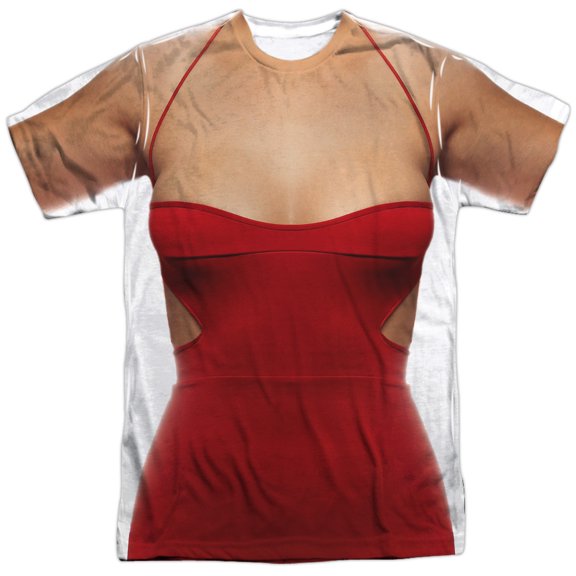 Battlestar Galactica Men's  Red Dress Sublimation T-shirt White