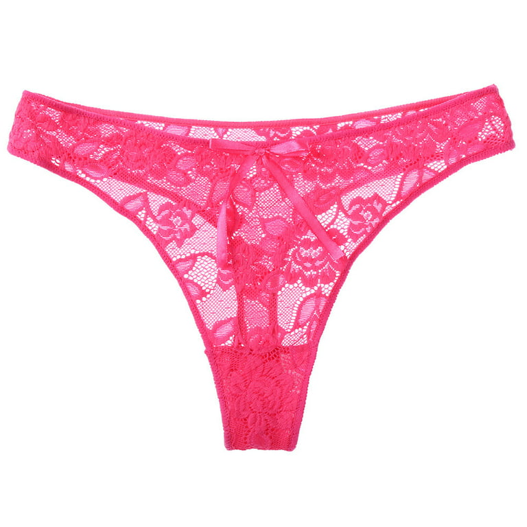 Women Sexy Lace See-through Sheer G-string Briefs Thongs Underwear Panties