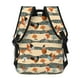 thumbnail image 4 of Disketp Funny Chicken Mochila Estampada para Hombre y Mujer – Mochila Ligera Clásica con Múltiples Bolsillos para Universidad, Trabajo y Viajes-One Size, 4 of 5