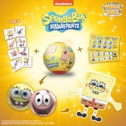 MiraBall SpongeBob Blind Box Surprise Plush Toy with Sticker for Kids, Yellow