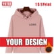 thumbnail image 2 of YOTEE-Sudadera con capucha gruesa para hombre y mujer, nueva prenda de invierno con bordado personalizado, de algodón de color sólido, informal, a la moda, 2 of 5