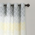 thumbnail image 2 of Lush Decor Medallion Ombre Window Curtain Panels - Blue/Navy - 84 x 52, 2 of 10