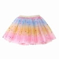 thumbnail image 2 of Lovskoo Toddler Girls Tulle Tutu Skirt Sequin Skirt Children Rainbow Yarn Skirt Dance Performance Skirt Baby Clothes Pink, 2 of 4
