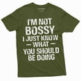 thumbnail image 6 of Funny I am not bossy tee shirt manager boss businessman businesswoman tee shirt (Small Grey), 6 of 7