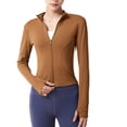 thumbnail image 4 of Body moldeador de terciopelo para otoño e invierno, traje de yoga, top grueso y cálido, traje de fitness, chaqueta deportiva informal para correr, chaleco térmico para mujer, 4 of 6