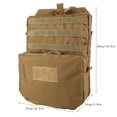 thumbnail image 3 of Paquete de hidratación 1000D Nylon Oxford Combat Bolsa de hidratación para caza con mochila, 3 of 8