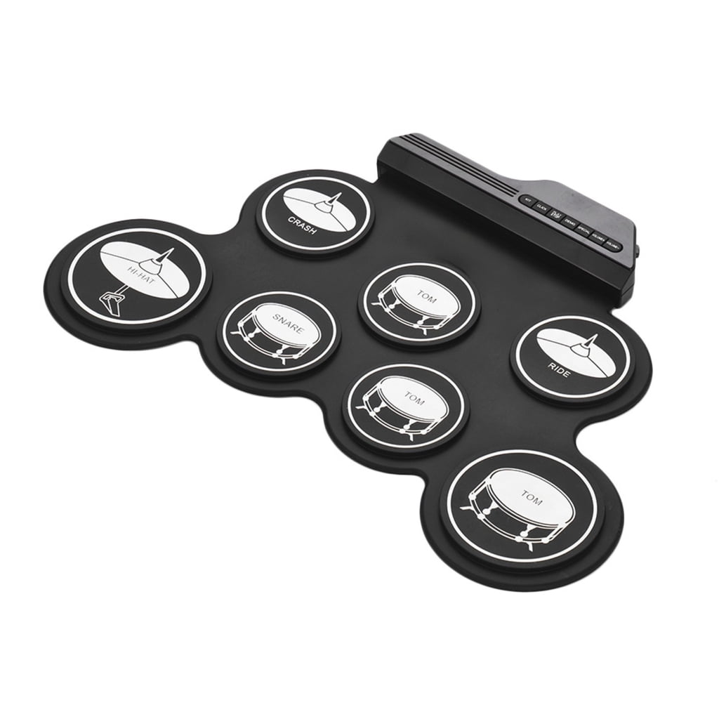 MOMOJIA Compact USB Electronic Drum Set with Sound Interface for Quiet Practice