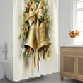 thumbnail image 3 of Christmas Fun Theme Shower Curtain for Bathroom Shower Curtain Set with 12 Hooks Waterproof Fabric Bath Curtain for Bathtub Restroom Decor, 72 X 72 in, 3 of 6