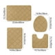thumbnail image 3 of Fiudx Juego de Alfombras de Baño de Espuma, Suave Terciopelo Polar con Reverso Antideslizante, Muy Absorbentes, Lavables a Máquina, Juego de 4 Alfombras de Baño, Diseño Moderno, Multiusos, 40 X 60 Cm, 3 of 6