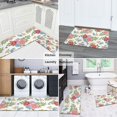 thumbnail image 5 of Pioneer Flower Floral Print Pattern Kitchen Rugs Sets Of 2, Anti Fatigue Non Slip Washable Floor Mats for Kitchen Sink Laundry, 17X30 Inch + 17X47 Inch, 5 of 6