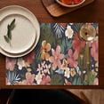thumbnail image 5 of Pioneer Flower Floral Print Pattern Summer Placemats Table Placemats Set Of 4-Linen Kitchen Washable Placemats Table Mats 12x18 Inch Non-Slip Heat Resistant, 5 of 5