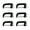Black-Six pieces, variant on Durablity 2 in G Clamp With Resistant Finish Secure Grip For DIY Projects Home Repair