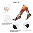 thumbnail image 5 of Rateoe Western Desert Cactus Ram Skull Compression Socks for Women and Men 20-30mmHg-Circulation Support Socks Knee High Nurse Pregnant Running Medical and Travel Athletic, 5 of 7