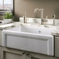 thumbnail image 2 of Shaw's Premium Seafood Egerton Casement Edge Apron Front Fireclay Kitchen Sink White 30" X 18" X 10" Single Bowl, 2 of 2