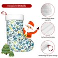 thumbnail image 5 of Fuzoiu Floral In Blue Print Christmas Stockings, Party Supplies & Kids Gifts,Big Xmas Stockings Decoration for Family Decorations Hanging Ornament for Xmas Holiday Party, 5 of 7