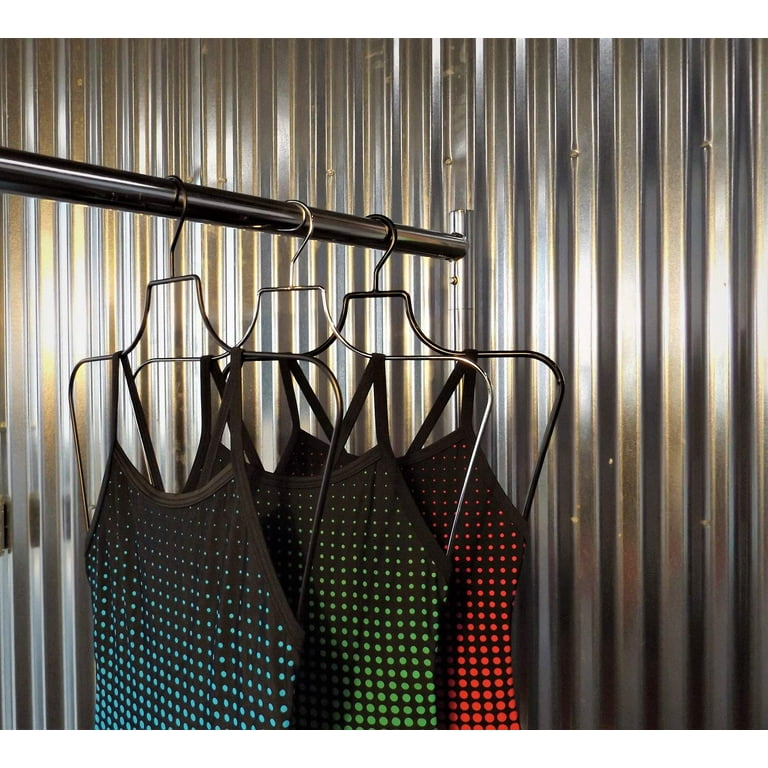 NAHANCO BFWC12 Ladies Wire Body Shape Swimwear/Bikini Hanger, Chrome (Pack  of 12) - Walmart.com