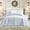 White, variant on Ameha 2 Piece Quilt Set Chevron Lightweight Ultrasoft Microfiber Kids Adult Bedding White Color Twin