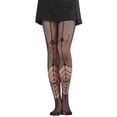 thumbnail image 1 of Fgnfyis Bas Collants Résille Noirs d'Halloween pour Femmes Motif Bas pour Femmes Design Tenue de Fête Noir, 1 of 3