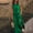 Green, variant on USSUMA Skirts for Women Trendy Summer Womens Dresses Sleeveless Crew Neck Casual Solid Color Split Maxi Dress Vintage Dresses Comfortable Skirts Daily Wear My Order Green Dress Size-XL