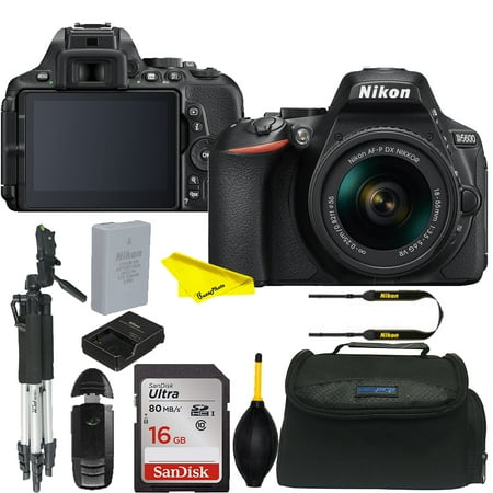 Nikon D5600 DSLR Camera with 18-55mm Lens intermediate bundle