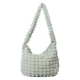 thumbnail image 1 of DQrwqpou Bolso Mujer Con Burbujas Plisadas Nailon Color para Viajes Oficina (verde), 1 of 9