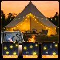 thumbnail image 3 of Luces solares FUANXIEI G40 de 30 m, resistentes al agua, 100 pies, con control remoto, 3 of 9