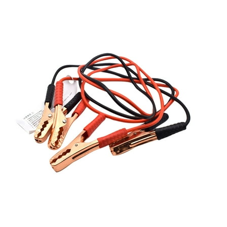 KONTONTY 1Pcs Heavy Duty Jumper Cables Emergency Cable for Drivers Copper Plastic 220X5cm