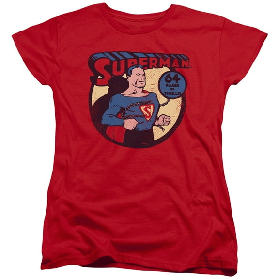 Dc - Superman 64 - Women's Short Sleeve Shirt - Medium