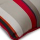 thumbnail image 3 of Funda de almohada decorativa de 30 x 30 cm (12 x 12 pulgadas) con diseño de rayas y estampado jacquard para sofá, cama o sofá. Funda de almohada roja de 30 x 30 cm (12 x 12 pulgadas) - Stripe My Life, 3 of 5